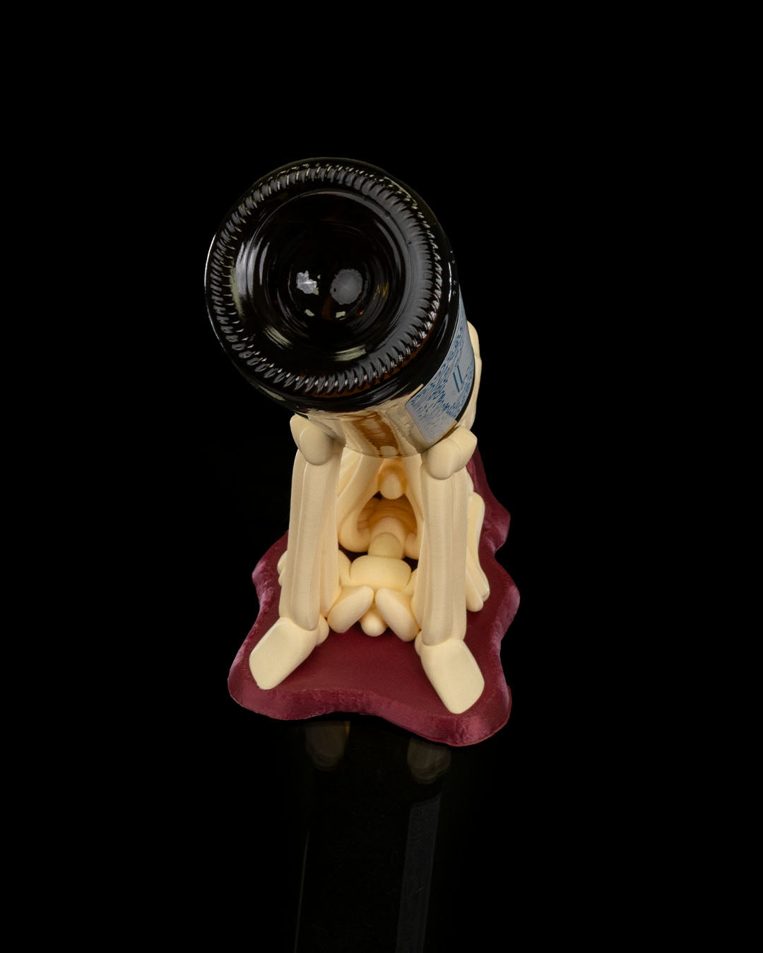 Skeleton Wine Bottle Holder