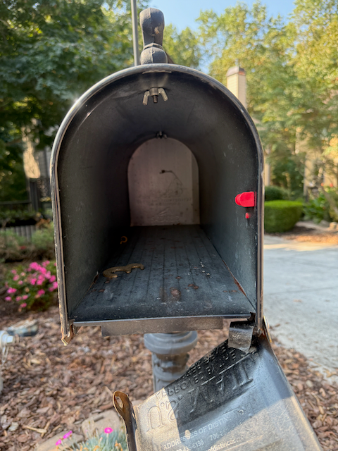 Custom 3D Printed Mailbox Door Replacement – With Latch & Address Numbers