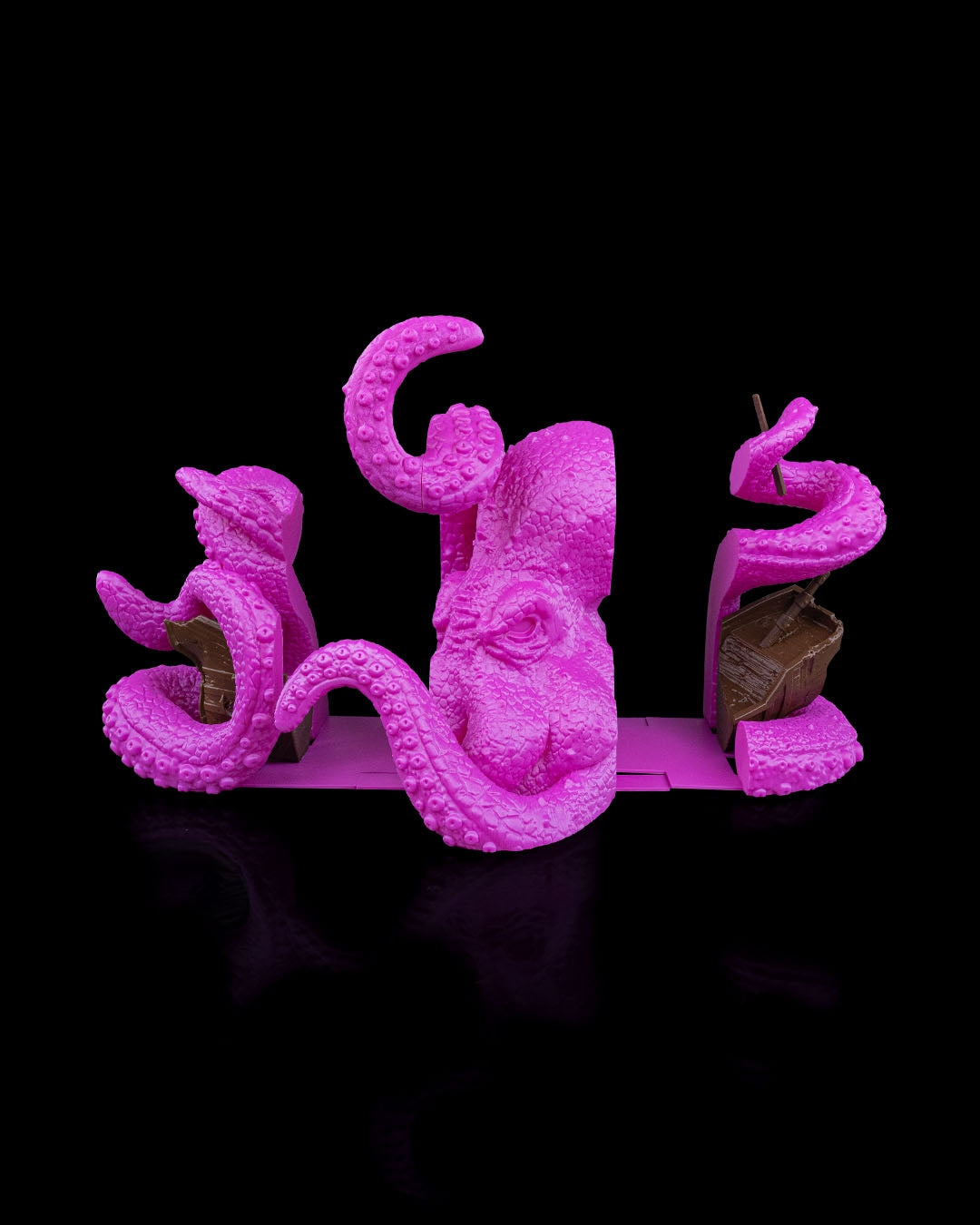 3D Printed Bookends Collection – Unique Shelf Decor