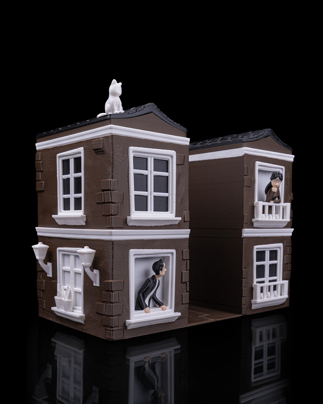 3D Printed Bookends Collection – Unique Shelf Decor