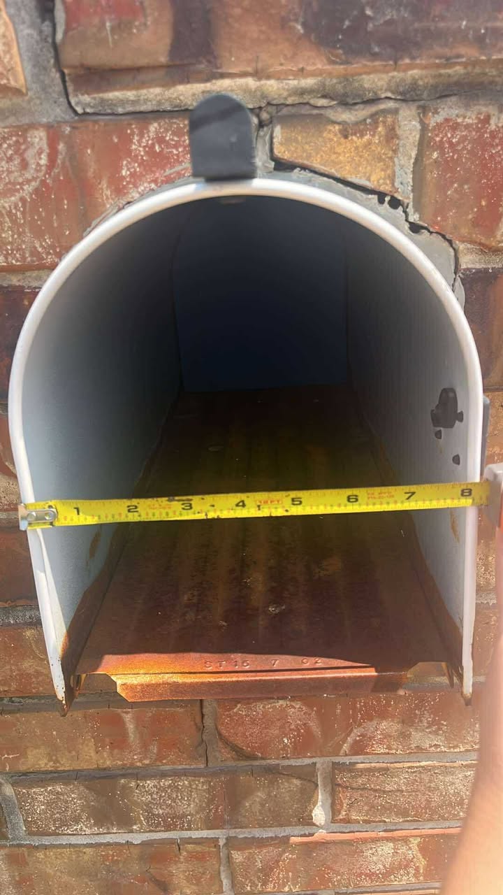 Custom 3D Printed Mailbox Door Replacement – With Latch & Address Numbers