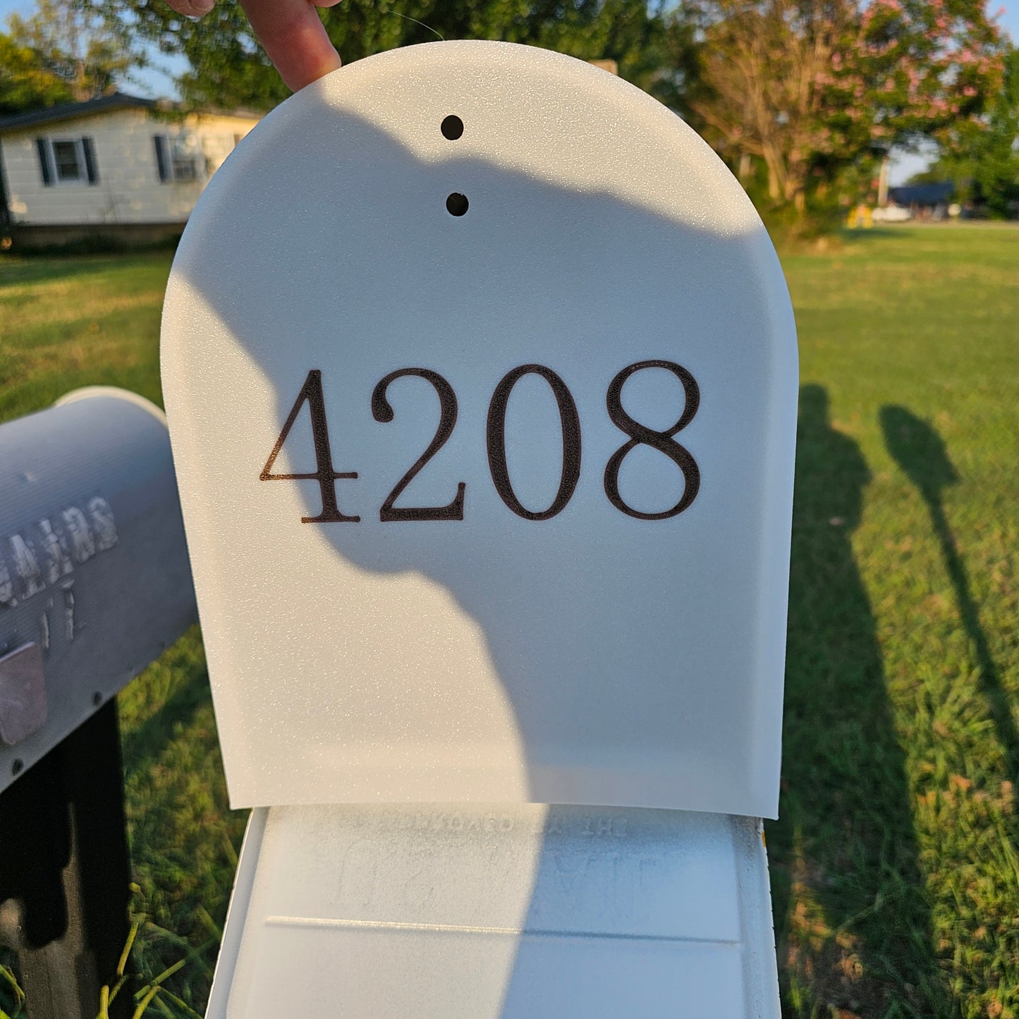 Custom 3D Printed Mailbox Door Replacement – With Latch & Address Numbers