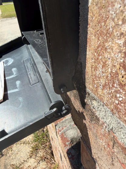 Replacement Door for Plastic Mailbox – Style 2 – Front Options: Plain, Text, or Decorative Figure (Copy)