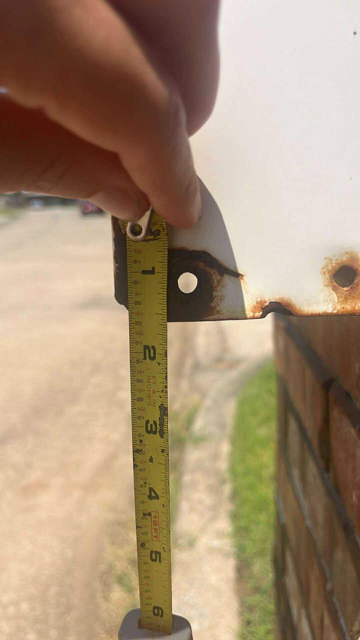 New 3D printed replacement door for medium metal mailbox