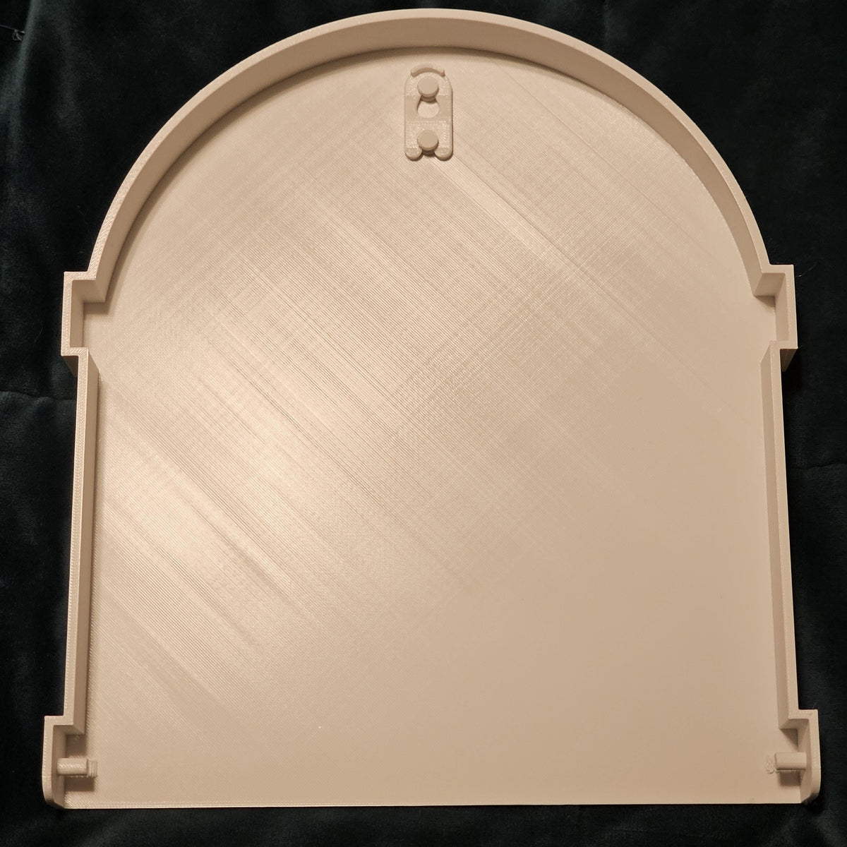 New 3D printed replacement door for a Design 3 mailbox, back