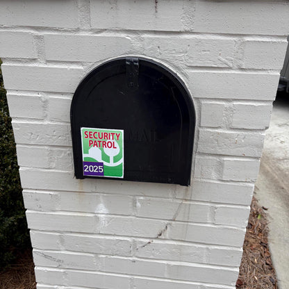 Metal mailbox hinge hole location
