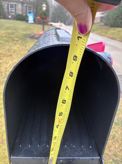Design 6 plastic mailbox height measurement