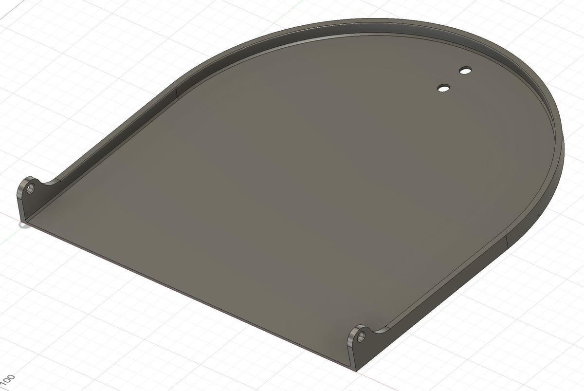 3D model of the 11 by 11.5 inch replacement door, second view