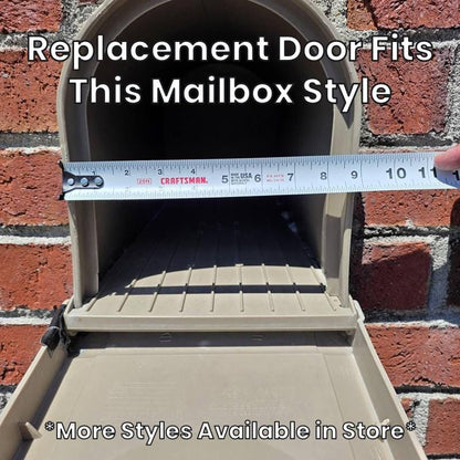 Design 14 plastic mailbox this replacement door fits
