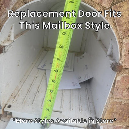 Design 3 plastic mailbox this replacement door fits