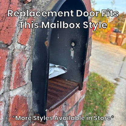 Medium metal mailbox this replacement door fits
