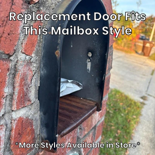 Medium metal mailbox this replacement door fits