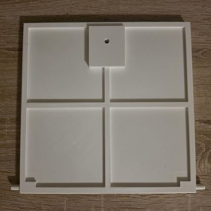 New 3D printed square replacement door, back