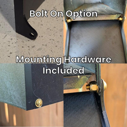 Bolt-on option with mounting hardware included