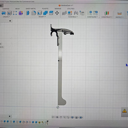 Custom 3D Printed Mailbox Door Replacement – With Latch & Address Numbers