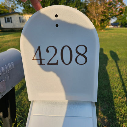 Custom 3D Printed Mailbox Door Replacement – With Latch & Address Numbers